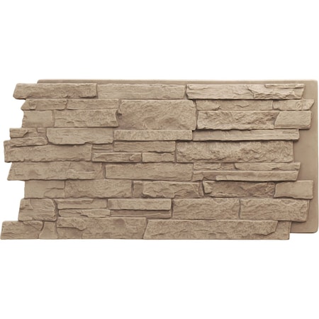 Ekena Millwork Acadia Ledge Stacked Stone, StoneWall Faux Stone Siding Panel PNU24X48ALVS